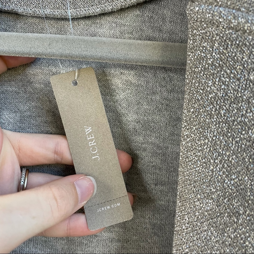 Nwt J Crew 365 Sparkly Sophie Open-Front Sweater … - image 5